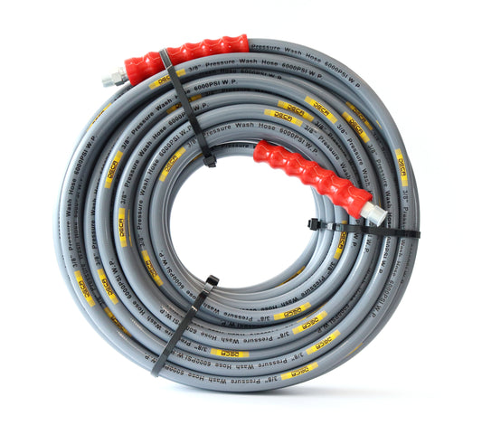 DECA Pressure Washer Hose 3/8" Double Wire 6000 PSI (50/100FT)