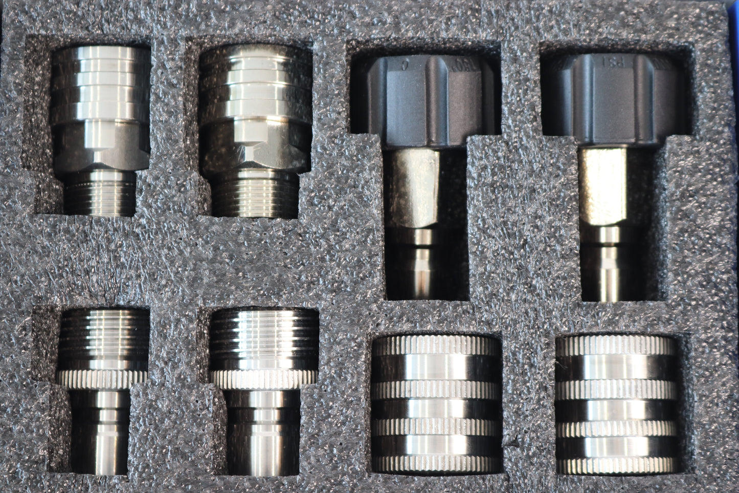 DECA Pressure Washer Adapter Set – 8-Pack Quick Connect Kit, Up to 5000 PSI, Stainless Steel / Brass options