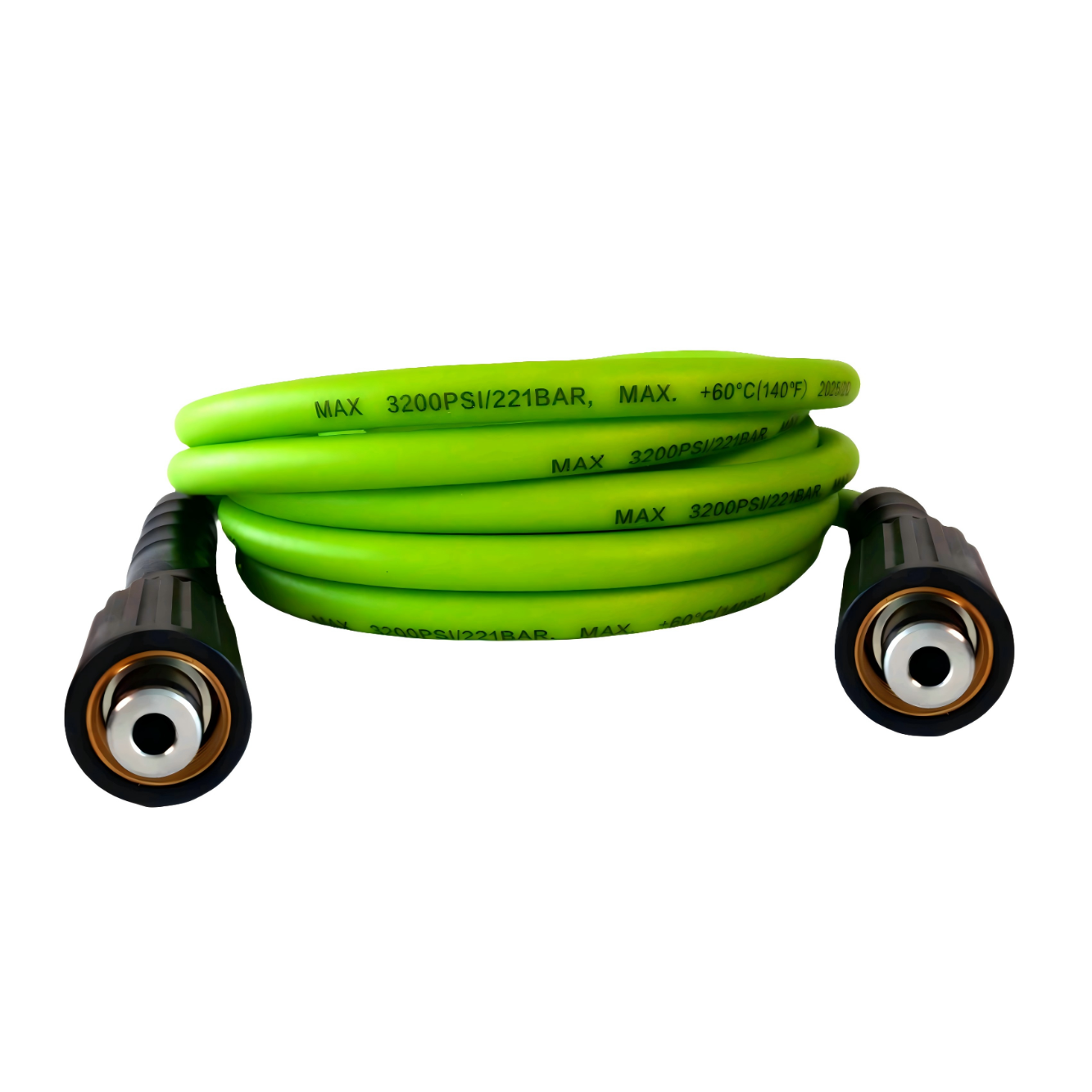 DECA Pressure Washer Hose 1/4" with M22-14mm&15mm Connector, 3200PSI (25/50/100FT)