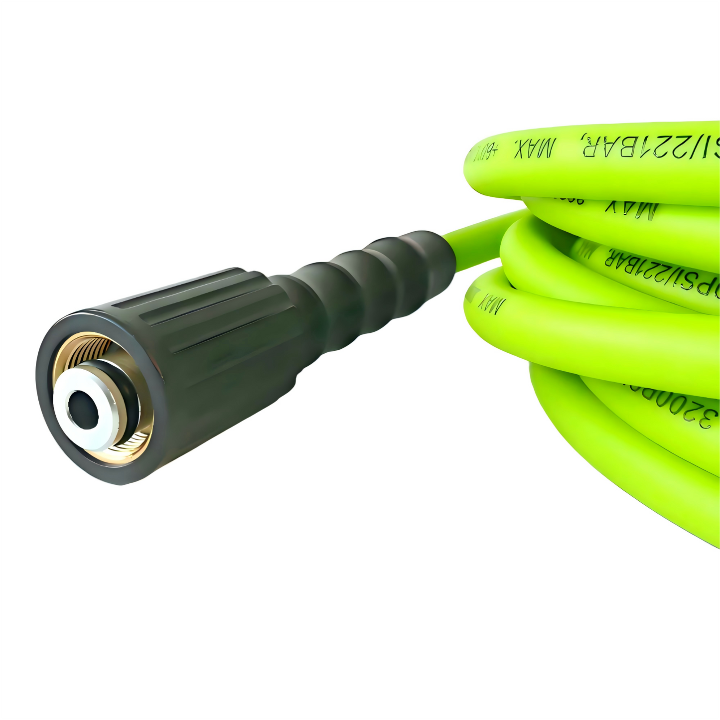 DECA Pressure Washer Hose 1/4" with M22-14mm&15mm Connector, 3200PSI (25/50/100FT)