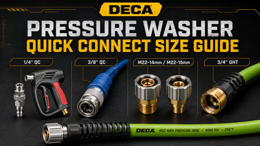 Pressure Washer Quick Connect Size Guide