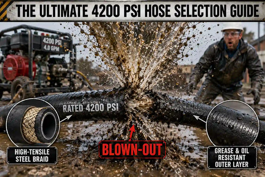 Why Your Pressure Washer Hose Keeps Bursting: The Ultimate 4200 PSI Selection Guide