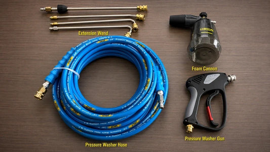 How to Quickly Assemble Your DECA 4200 PSI Pressure Washer Gun & Accessories