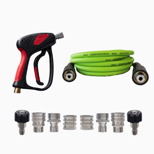 3200PSI Pressure Washer Hose & Gun Kit