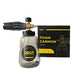 DECA heavy duty foam cannon for pressure washer with its black and yellow industrial retail packaging box, featuring a 1.0L capacity bottle and max 5000 PSI working pressure rating for professional car detailing.