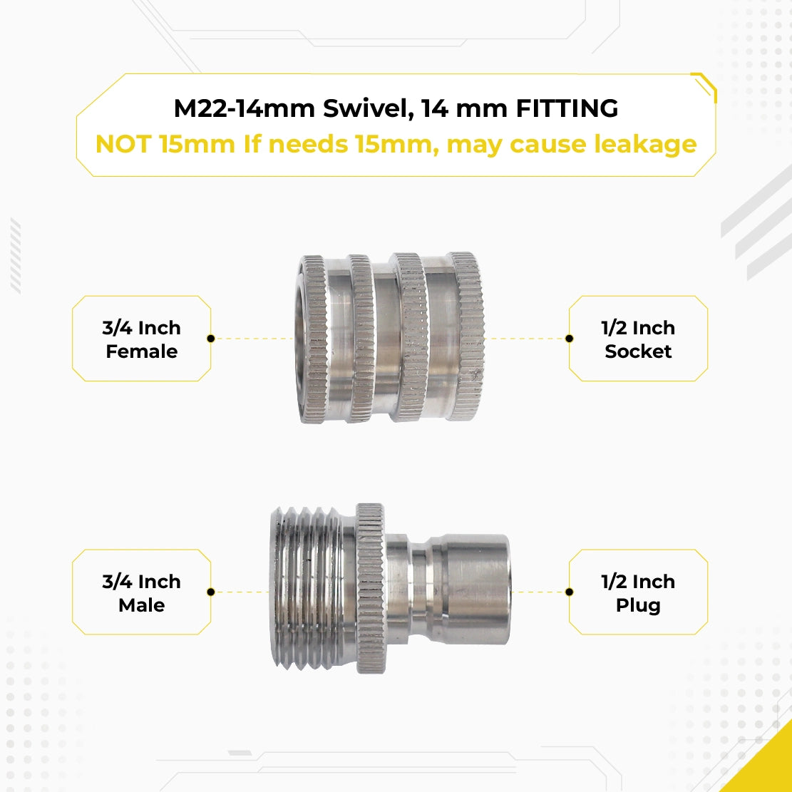 Stainless and Brass Quick Connect Kit