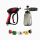 Short High-Pressure Washer Gun with Foam Cannon & 5-Color Nozzles Kit