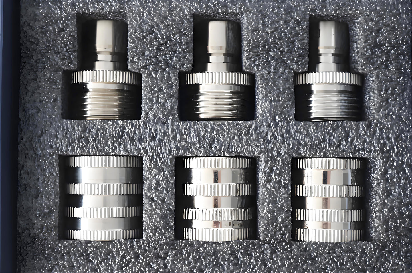  Male garden hose plugs (QTY 3) - Female garden hose quick connector (QTY 3)