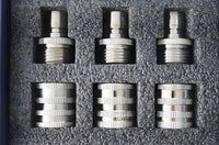  Male garden hose plugs (QTY 3) - Female garden hose quick connector (QTY 3)